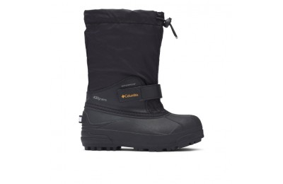 cheap Big Kids’ Powderbug™ Forty Boot - Black, Orange Blast competitive reasonable